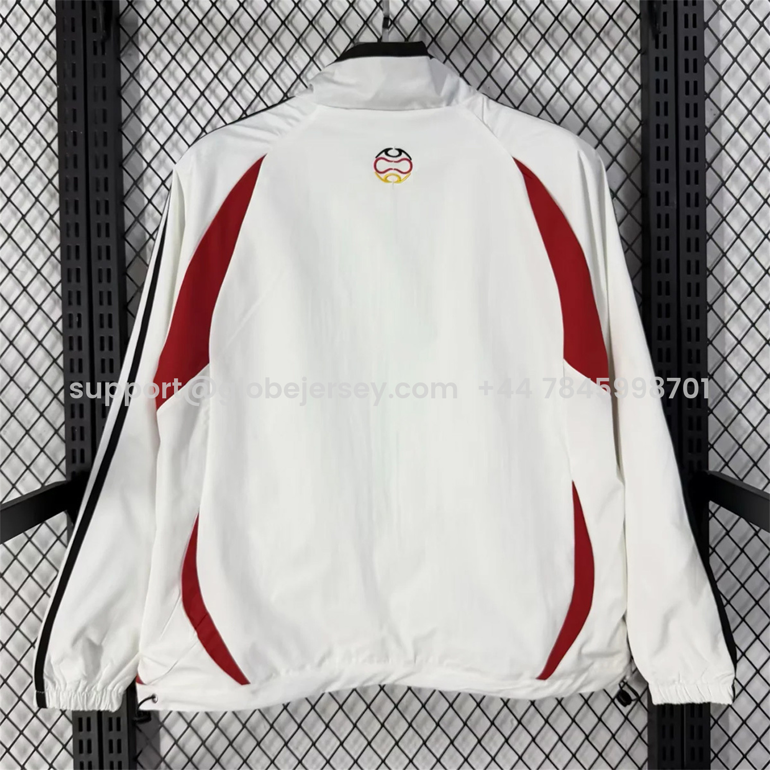 GlobeJersey-Germany 2026 Windbreaker Jacket - White