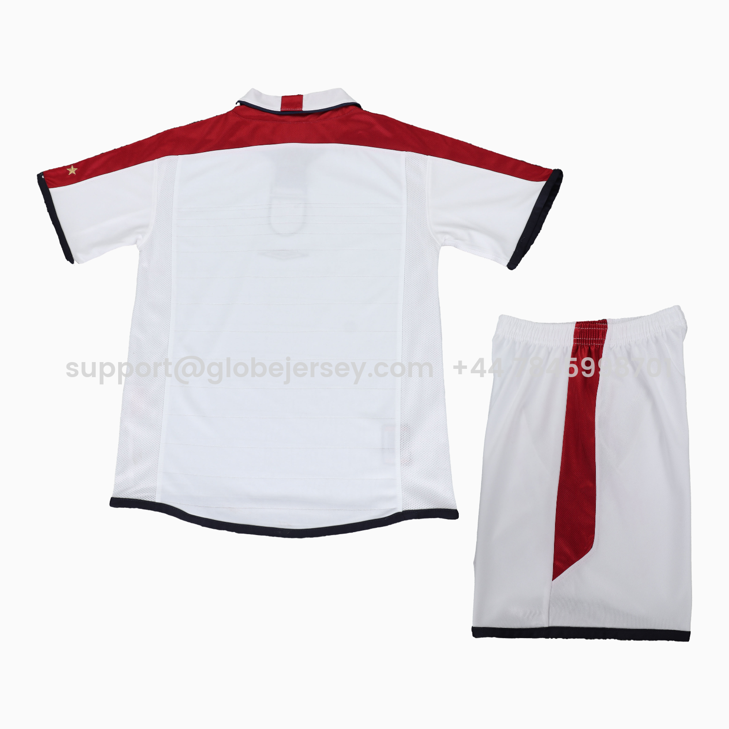 GlobeJersey-Retro England 2004 Home Kids Kit