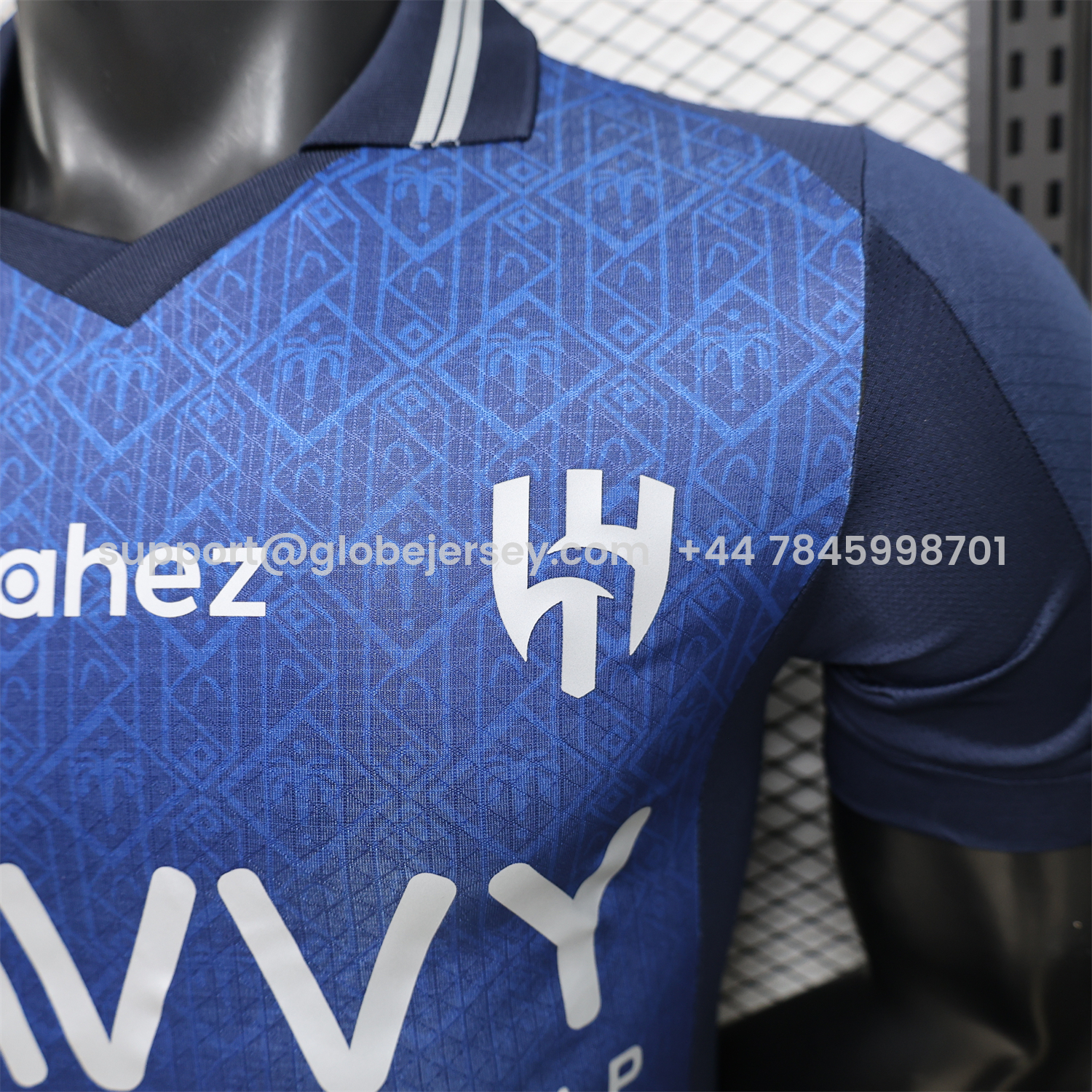 GlobeJersey-Al Hilal Riyadh Crescent 25-26 Blue Special Jersey - Player Version