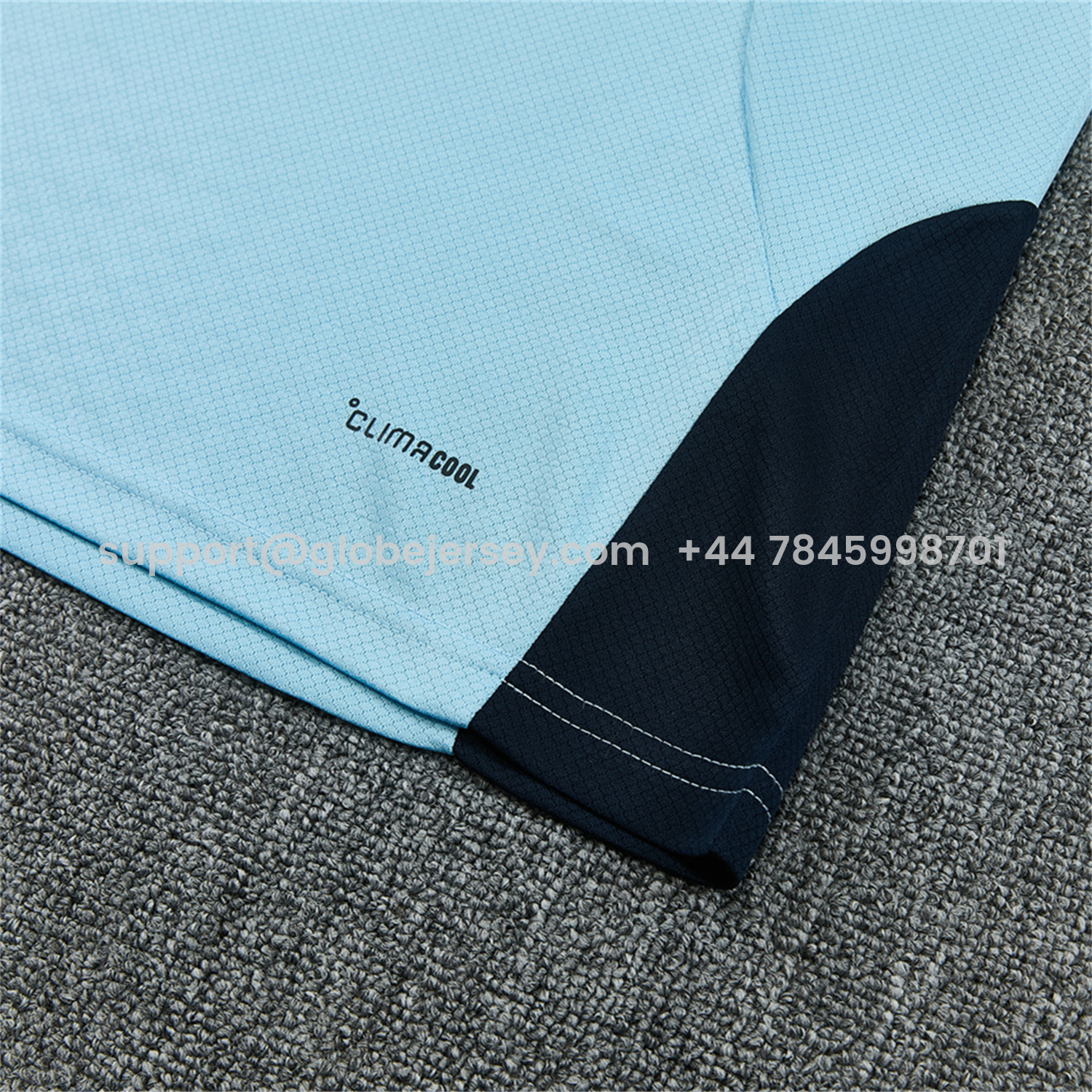 GlobeJersey-Argentina 2026 Short-Sleeve Training Set - Light Blue Top & Dark Blue Pants