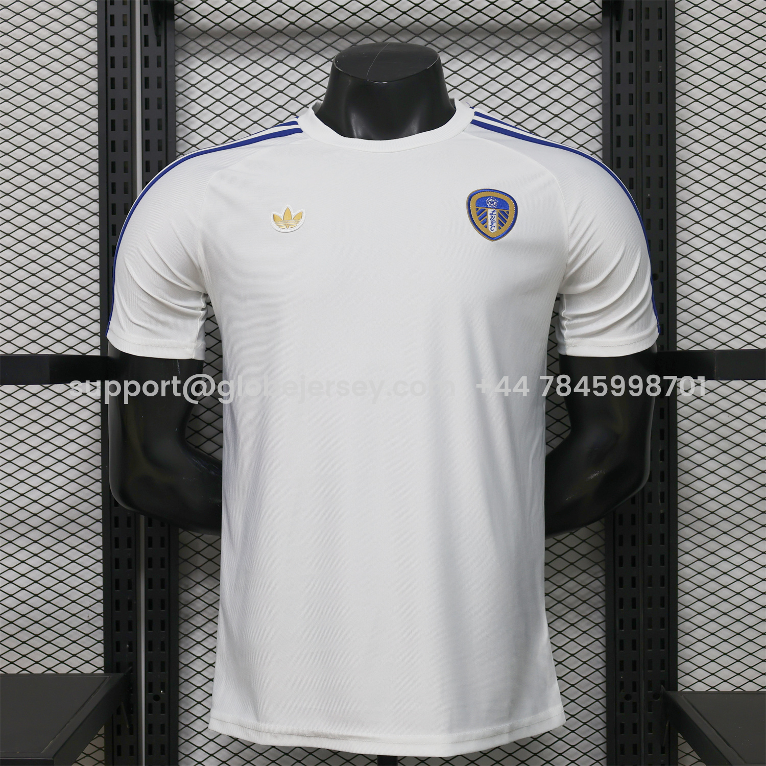 GlobeJersey-Leeds United 25-26 Icon Travel Special White Jersey - Player Version