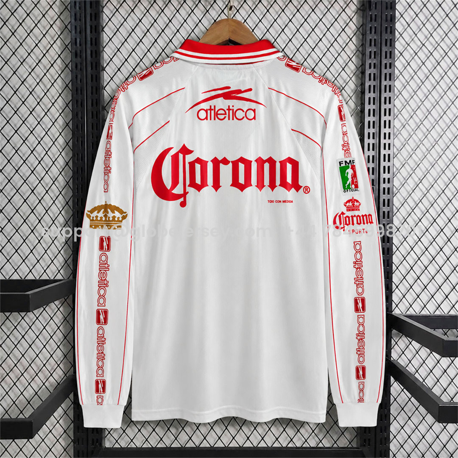 GlobeJersey-Retro Toluca 1999-00 Away Long Sleeves Jersey