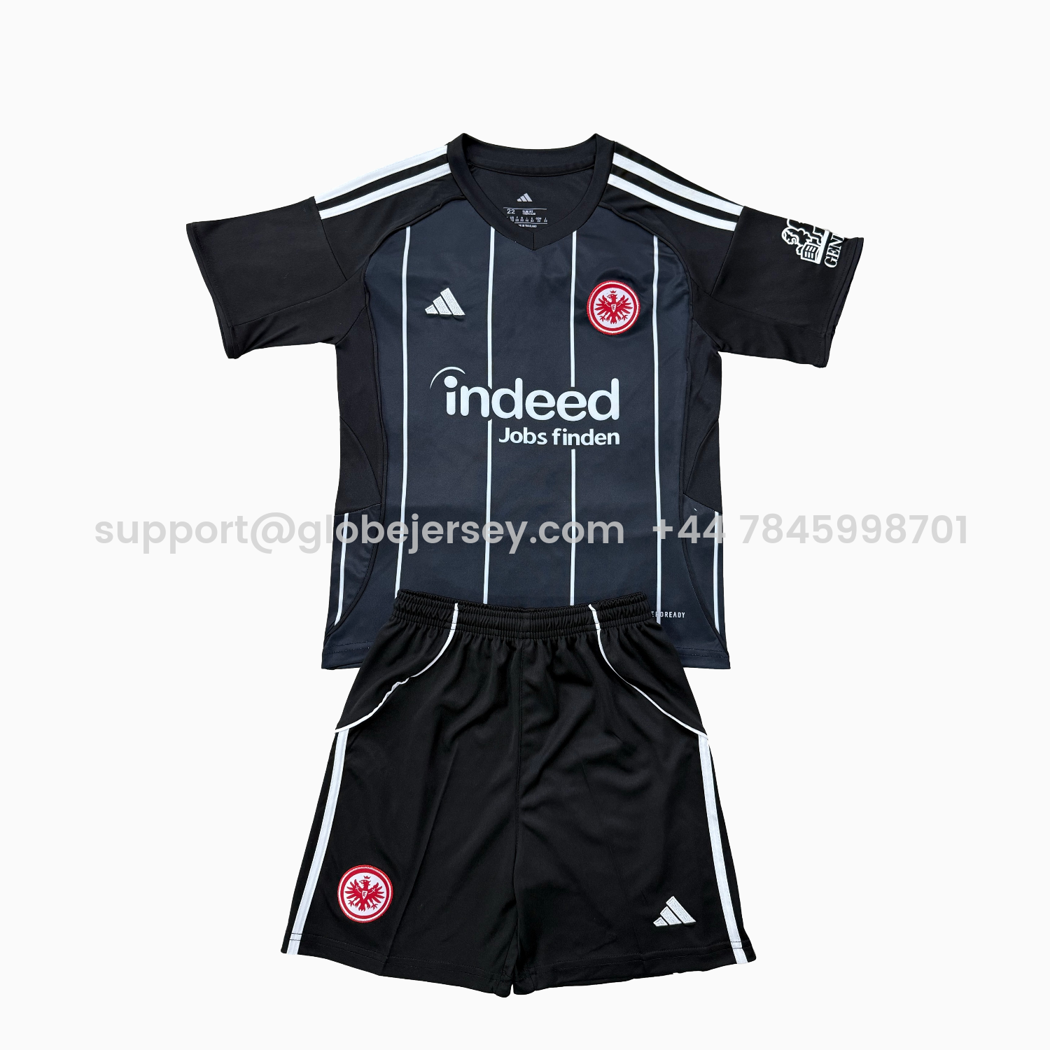 GlobeJersey-Frankfurt 25-26 Champions League Home Kids Kit