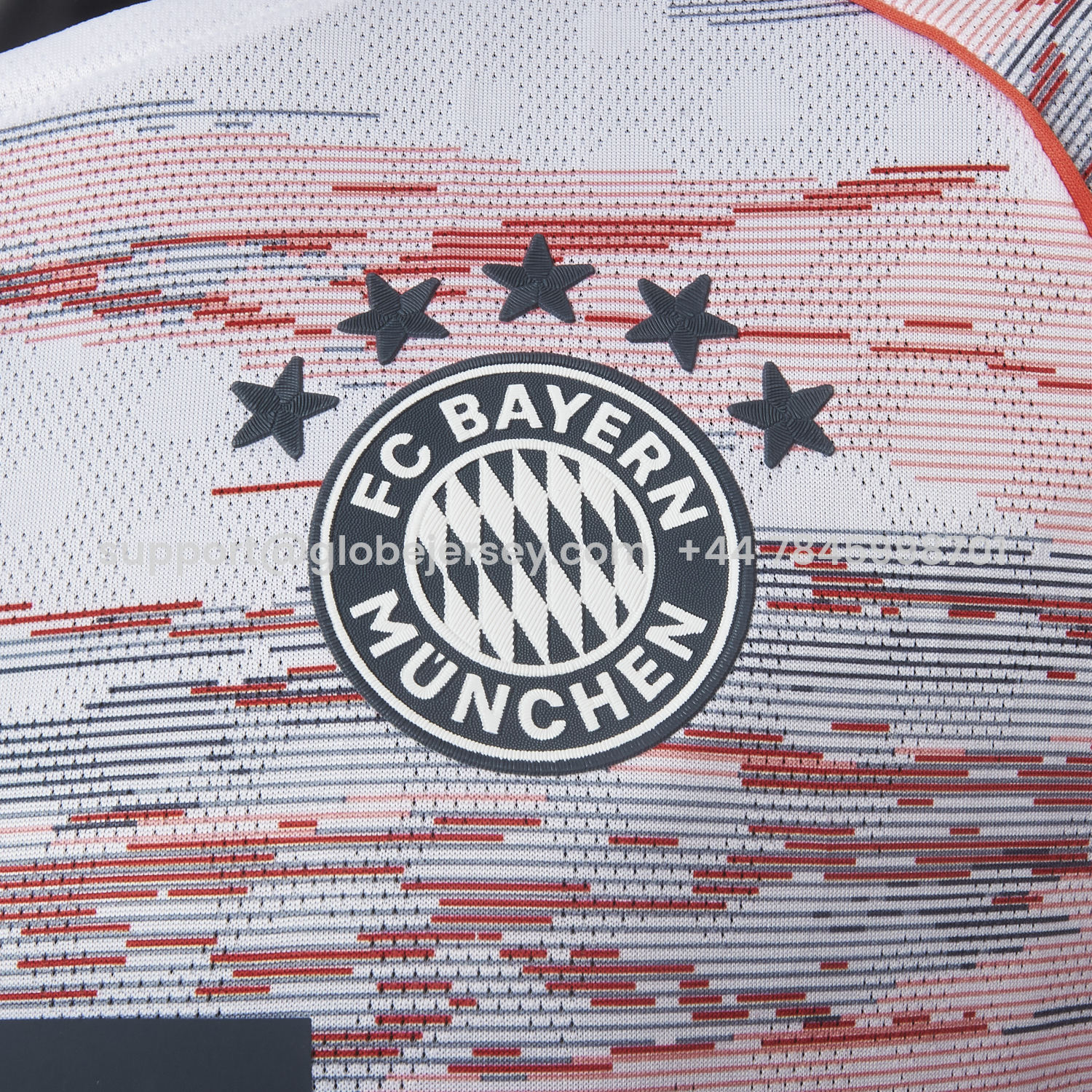 GlobeJersey-Bayern Munich 25-26 Away White Jersey - Player Version