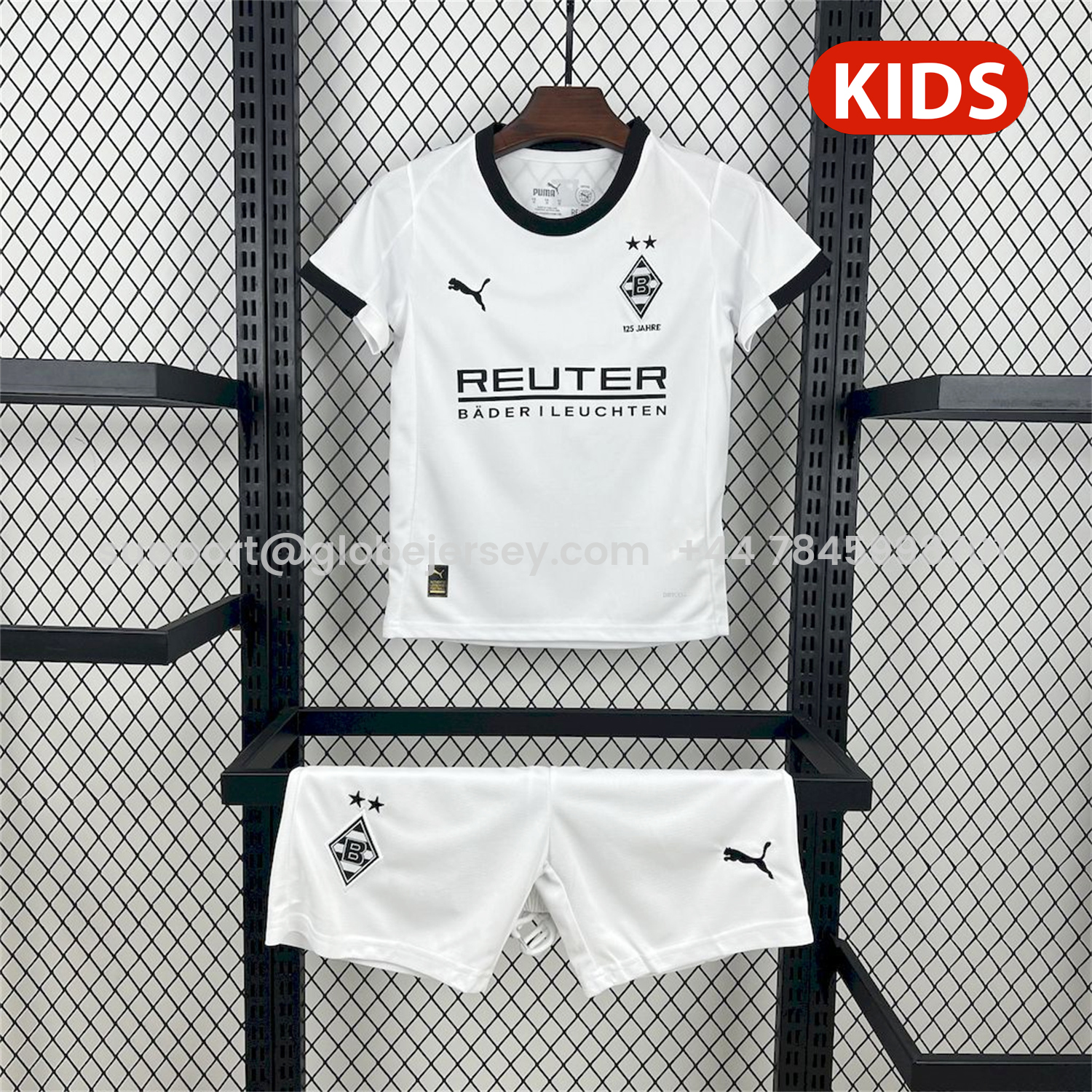 GlobeJersey-Borussia Mönchengladbach 25-26 Home Kids Kit
