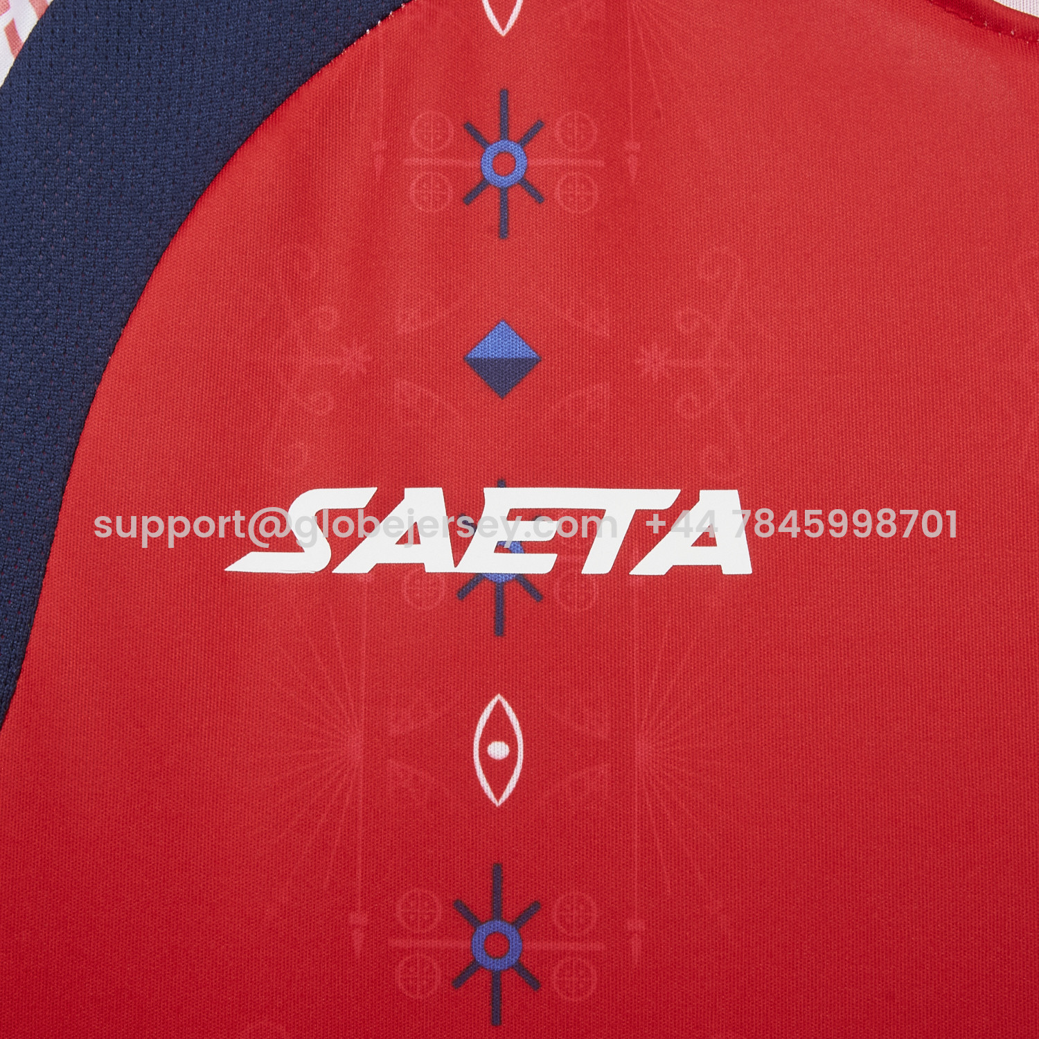 GlobeJersey-Haiti 2026 Third Red Jersey - Fans Version