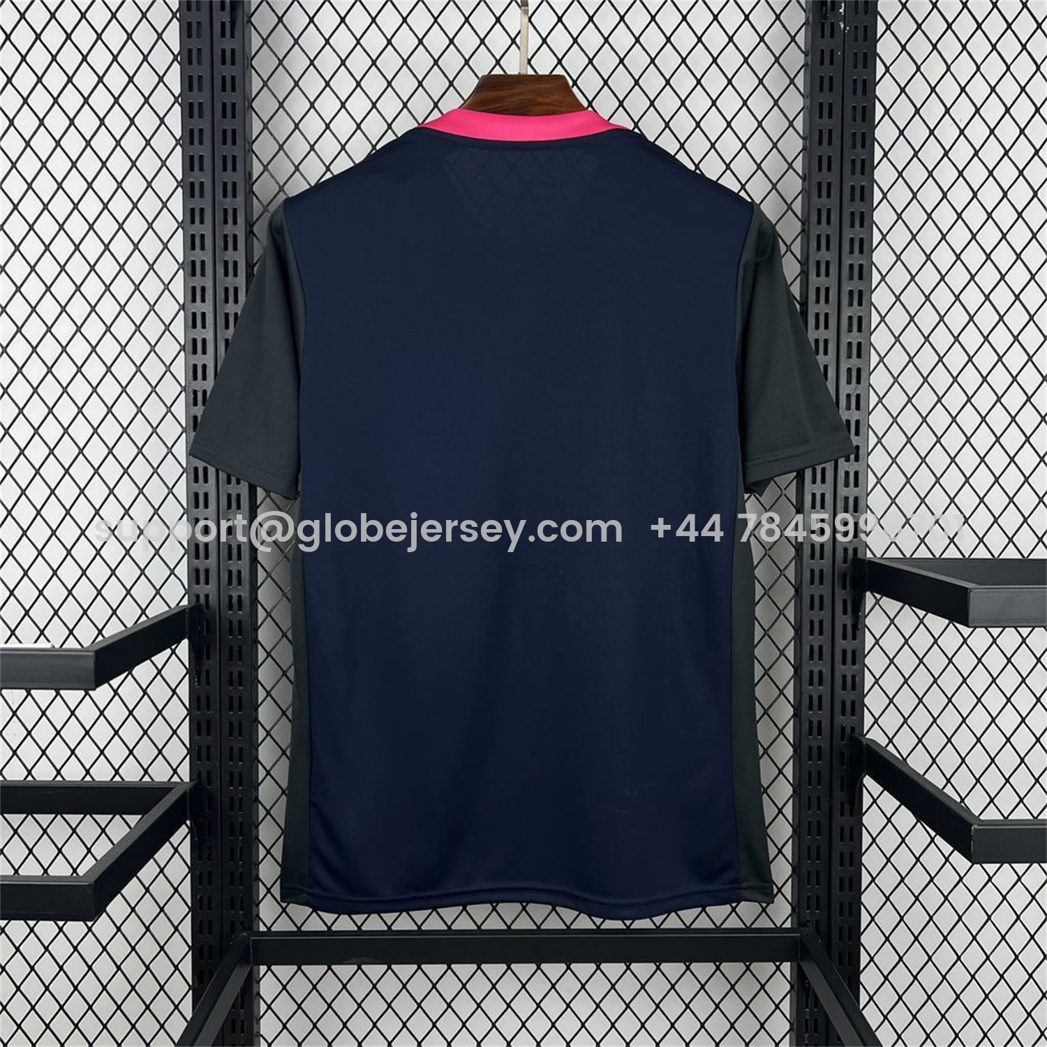 GlobeJersey-Sporting CP 25-26 Deep Blue Pre-Match Training Jersey - Fans Version