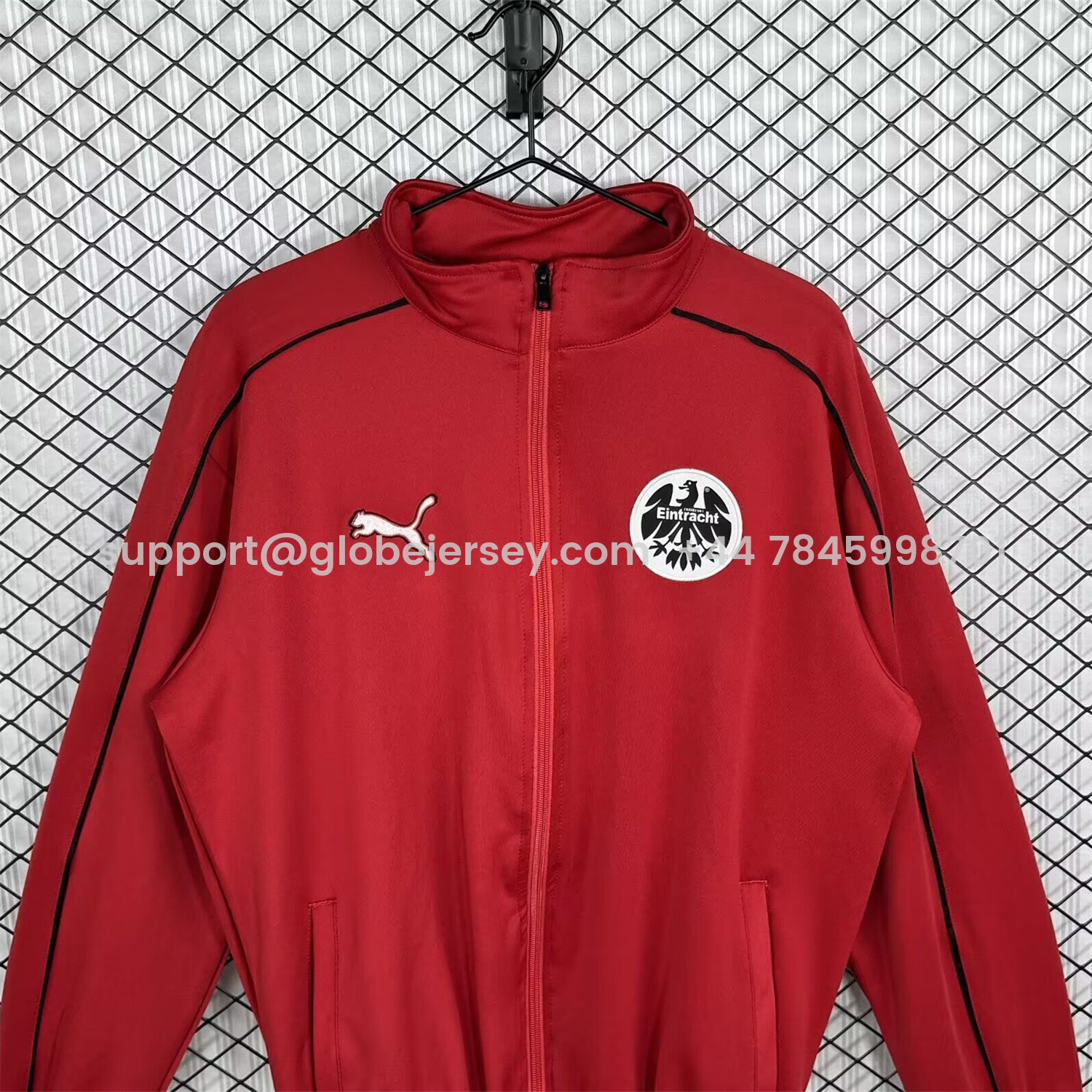 GlobeJersey-Frankfurt 25-26 Training Windbreaker Jacket - Red