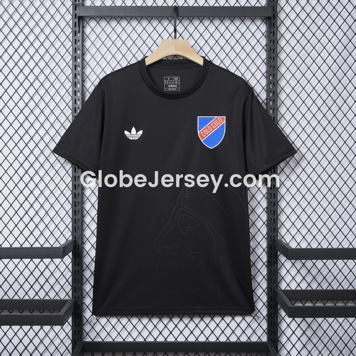 GlobeJersey-Colo Colo 25-26 100th Anniversary Pure Black Special Jersey - Fans Version
