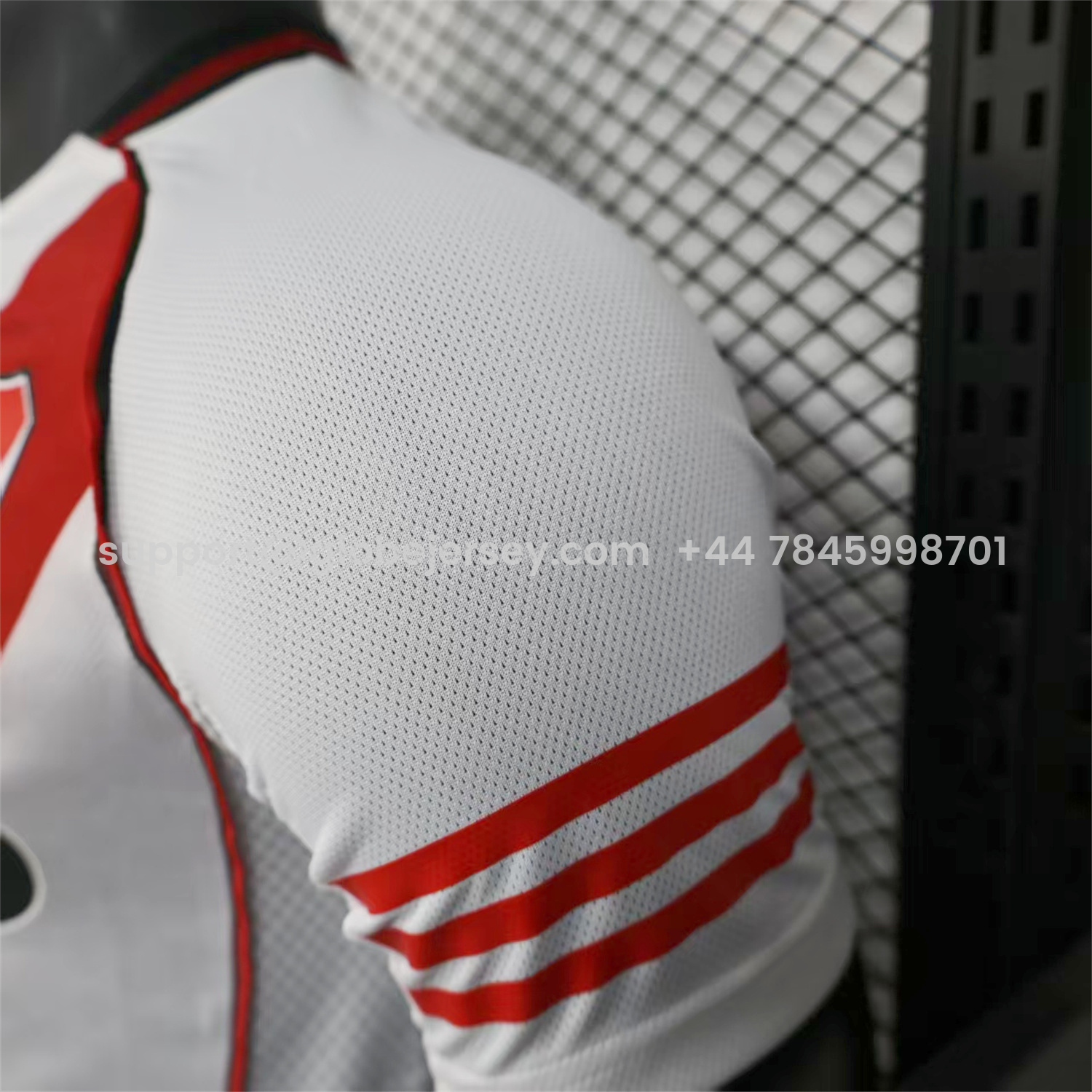 GlobeJersey-River Plate 25-26 Home Jersey with New Sponsors - Player Version