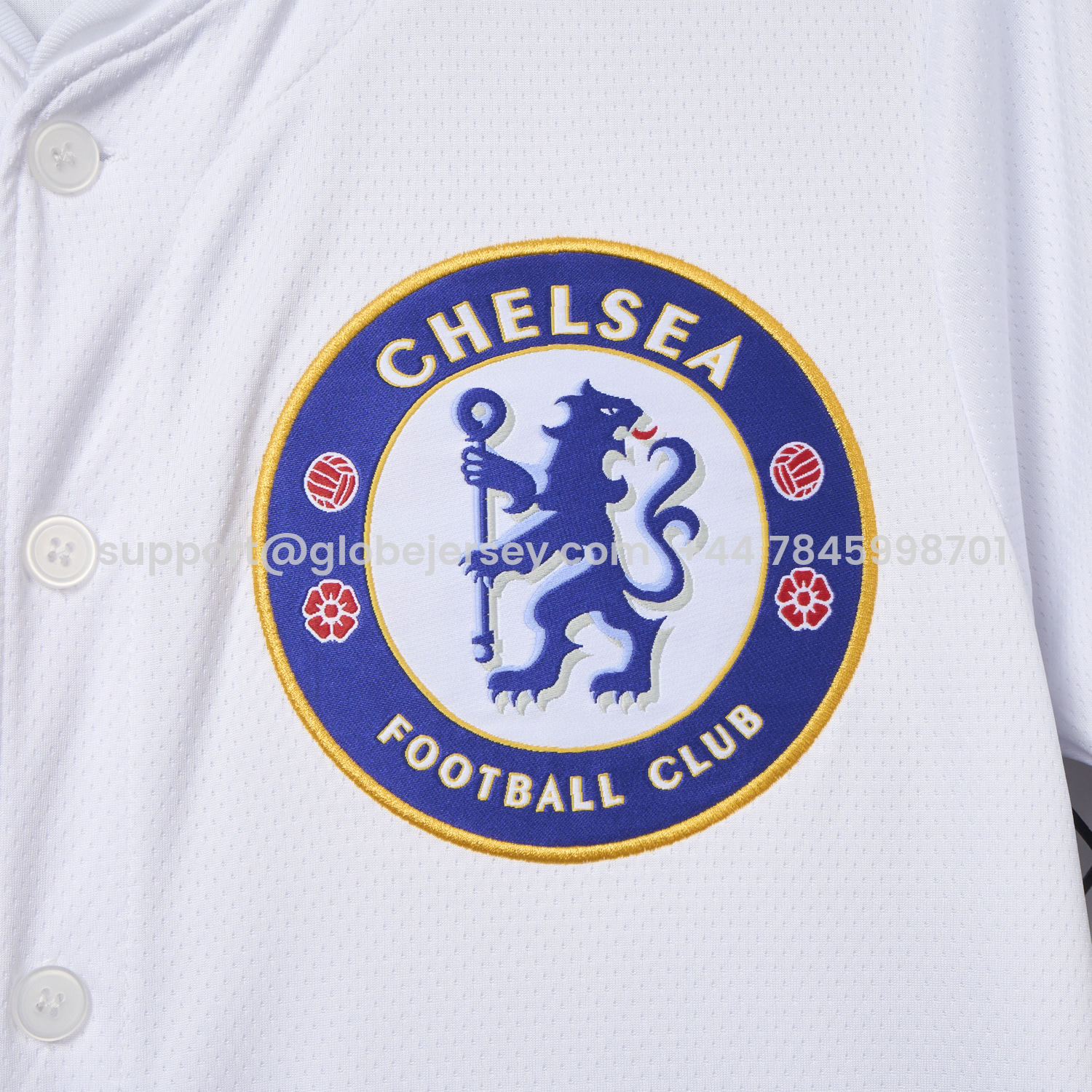 GlobeJersey-C.H.E.L.S.E.A 25-26 White Limited Baseball Jersey