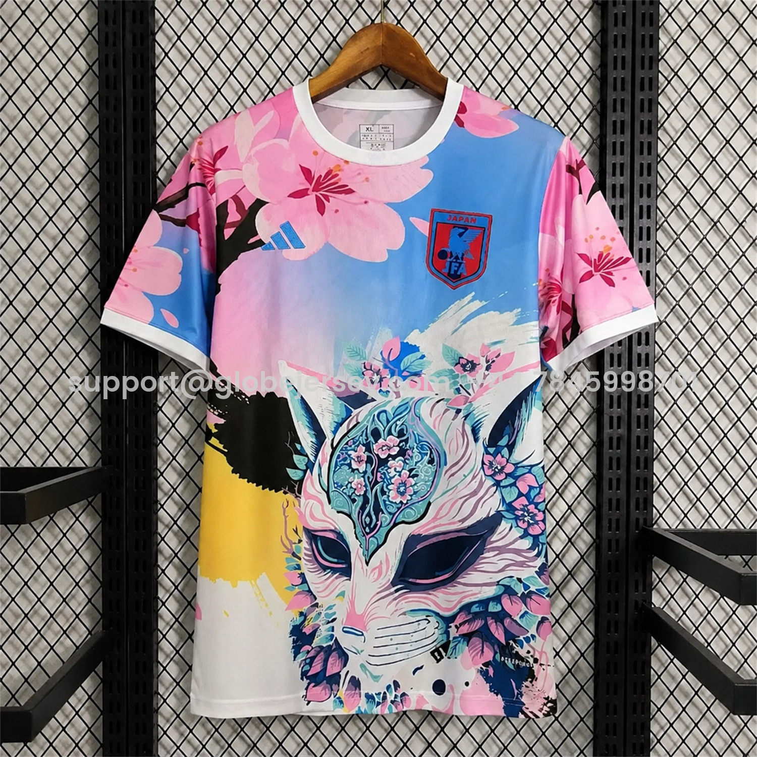 GlobeJersey-Japan 2026 Plum Blossom Fox Special Jersey - Fans Version