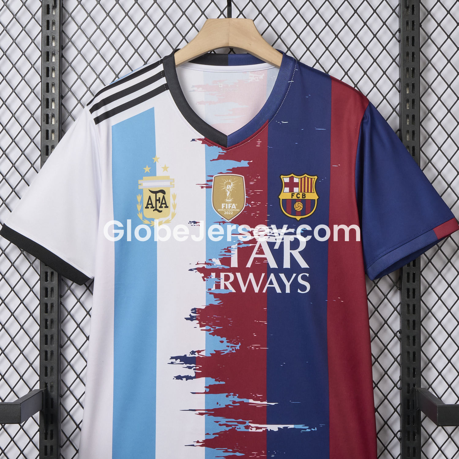 GlobeJersey-Messi Argentina & Barcelona Special Jersey - Fans Version