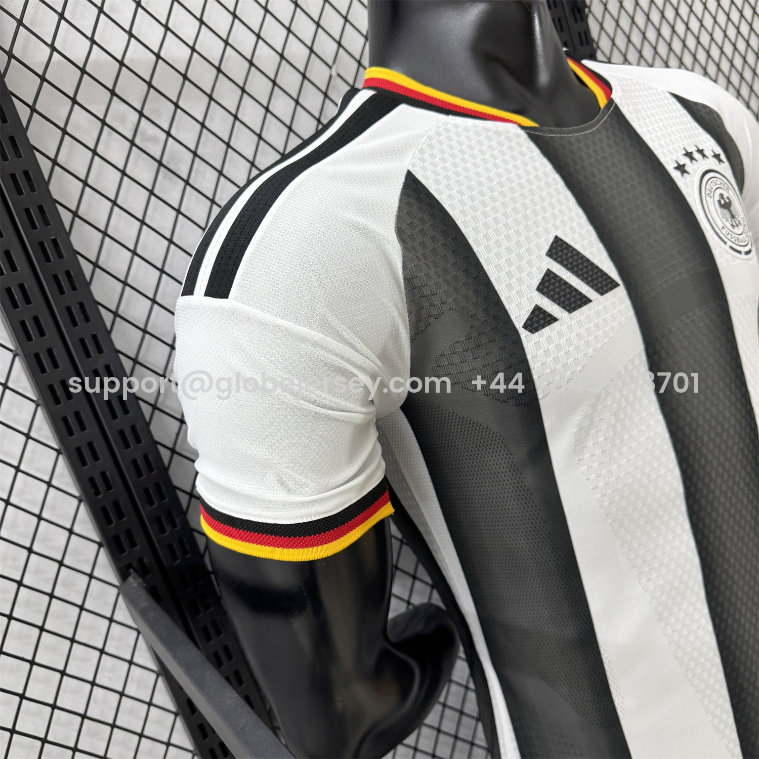 GlobeJersey-Germany 2026 Black And White Special Jersey - Player Version