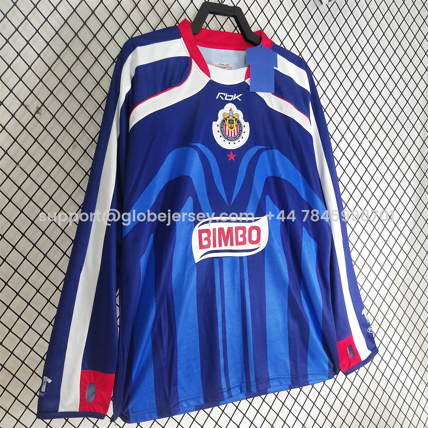 GlobeJersey-Retro Chivas de Guadalajara 2006-07 Away Long Sleeves Jersey
