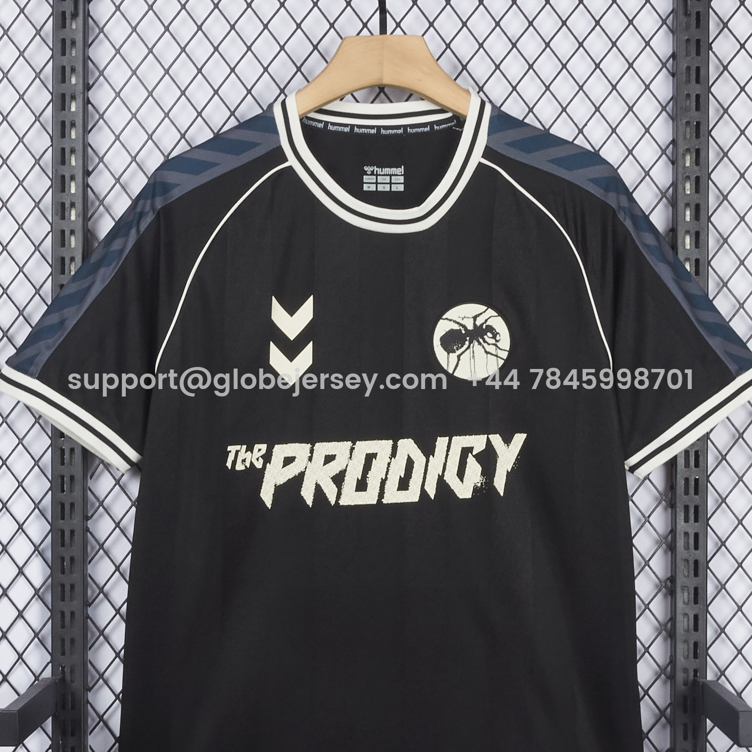 GlobeJersey-The Prodigy 2026 Black Football Jersey - Fans Version