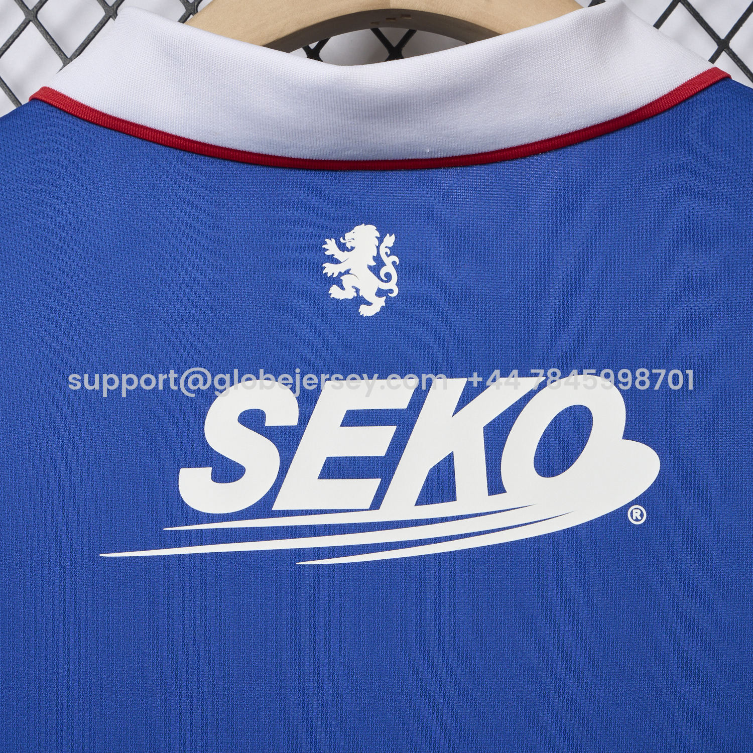 GlobeJersey-Glasgow Rangers 25-26 Home Jersey - Fans Version