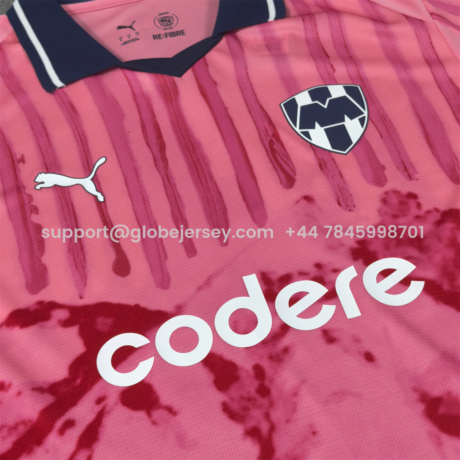 GlobeJersey-Rayados Monterrey 25-26 Club World Cup Pink GK Goalkeeper Jersey - Fans Version