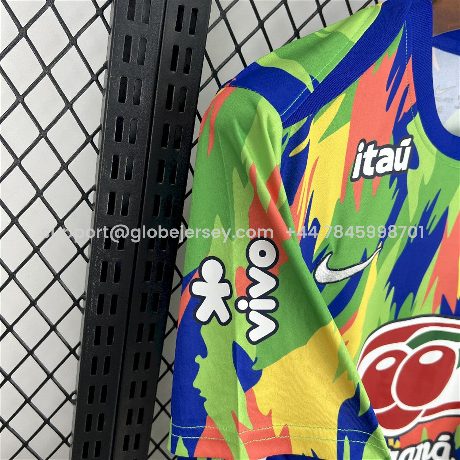 GlobeJersey-Brazil 25-26 Green Training Jersey - Fans Version