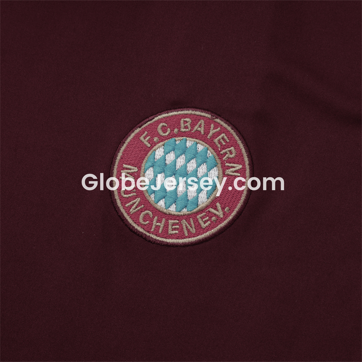 GlobeJersey-Bayern Munich 25-26 Throwback Trefoil Vest Training Set - Deep Red