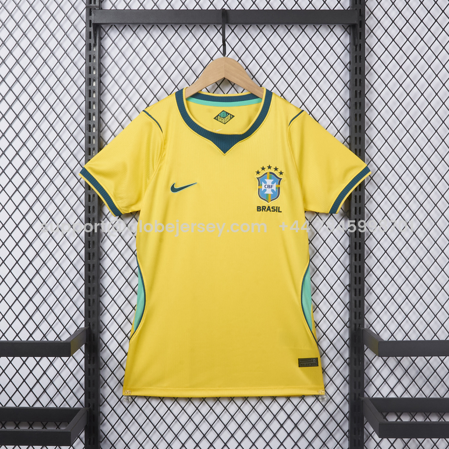 GlobeJersey-Women's Brazil 2026 Home Jersey