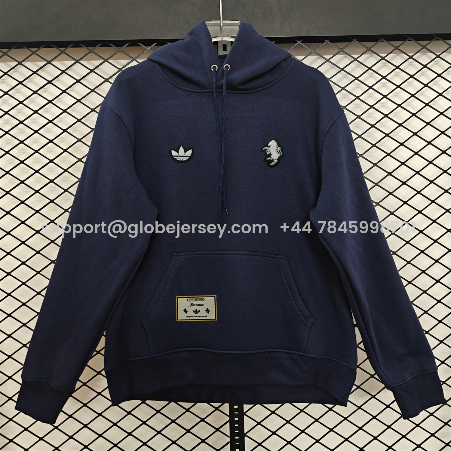 GlobeJersey-Juventus 25-26 Originals Terrace Icon Unisex Pullover Hoodie