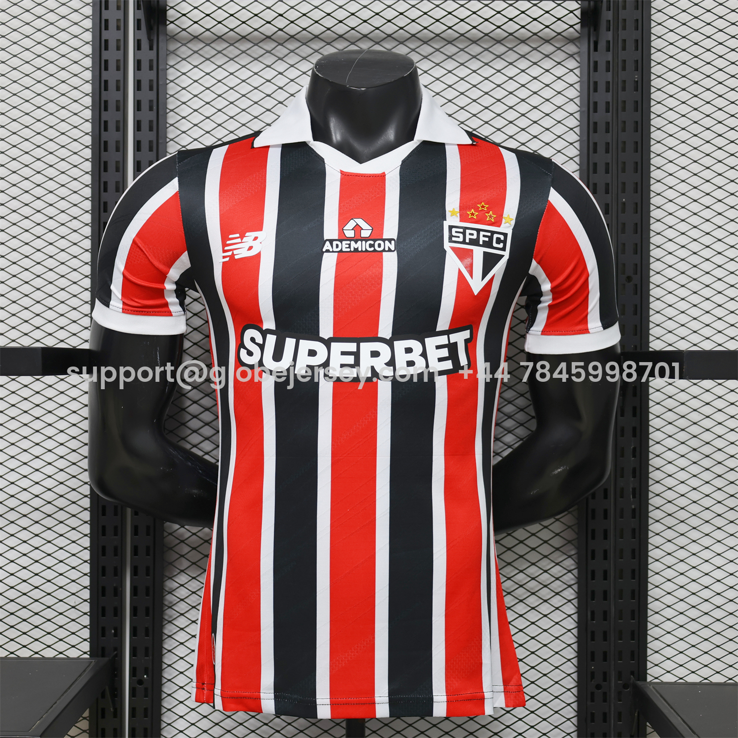 GlobeJersey-Sao Paulo 2026 Away Jersey - Player Version