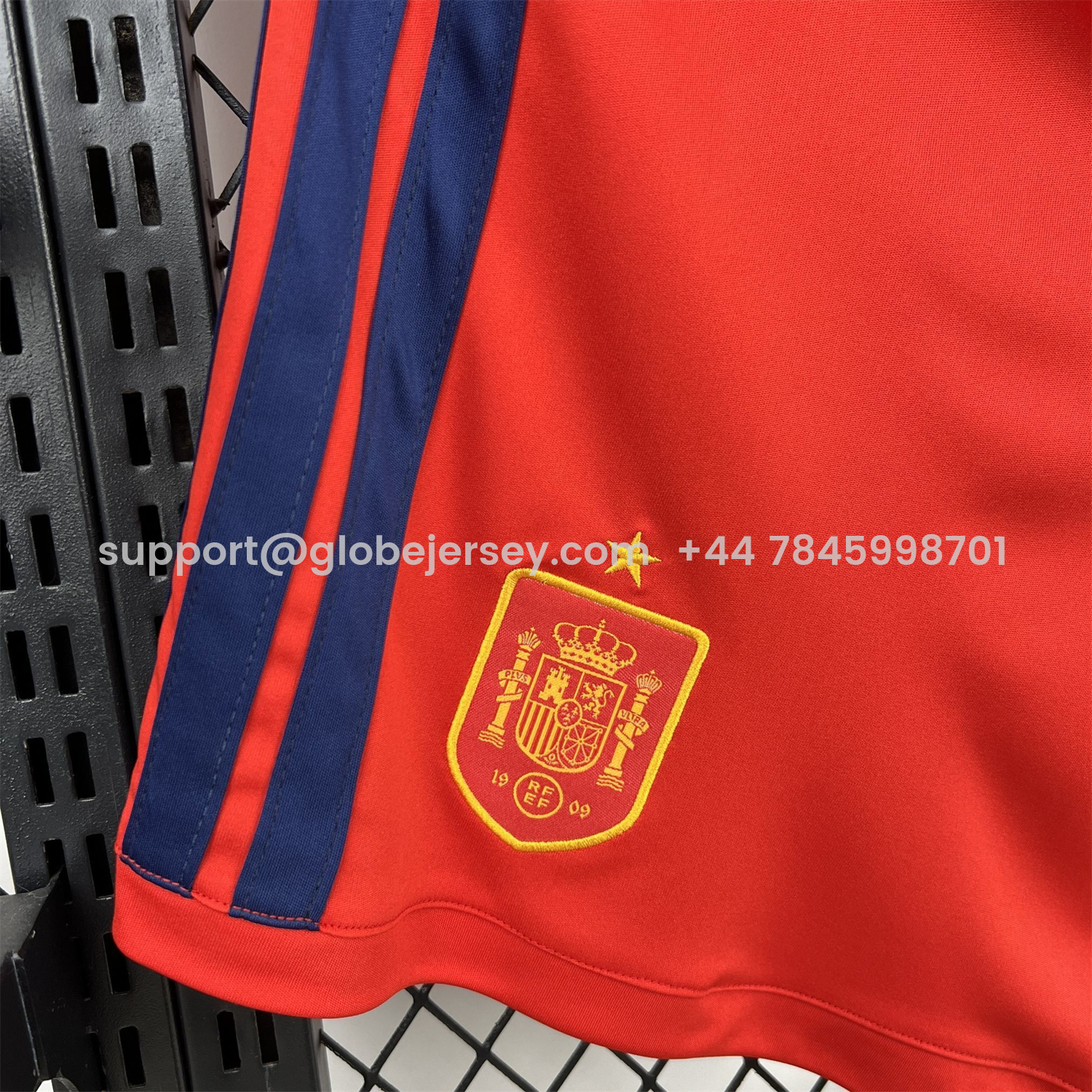 GlobeJersey-Spain 2026 Red Shorts - Fans Version