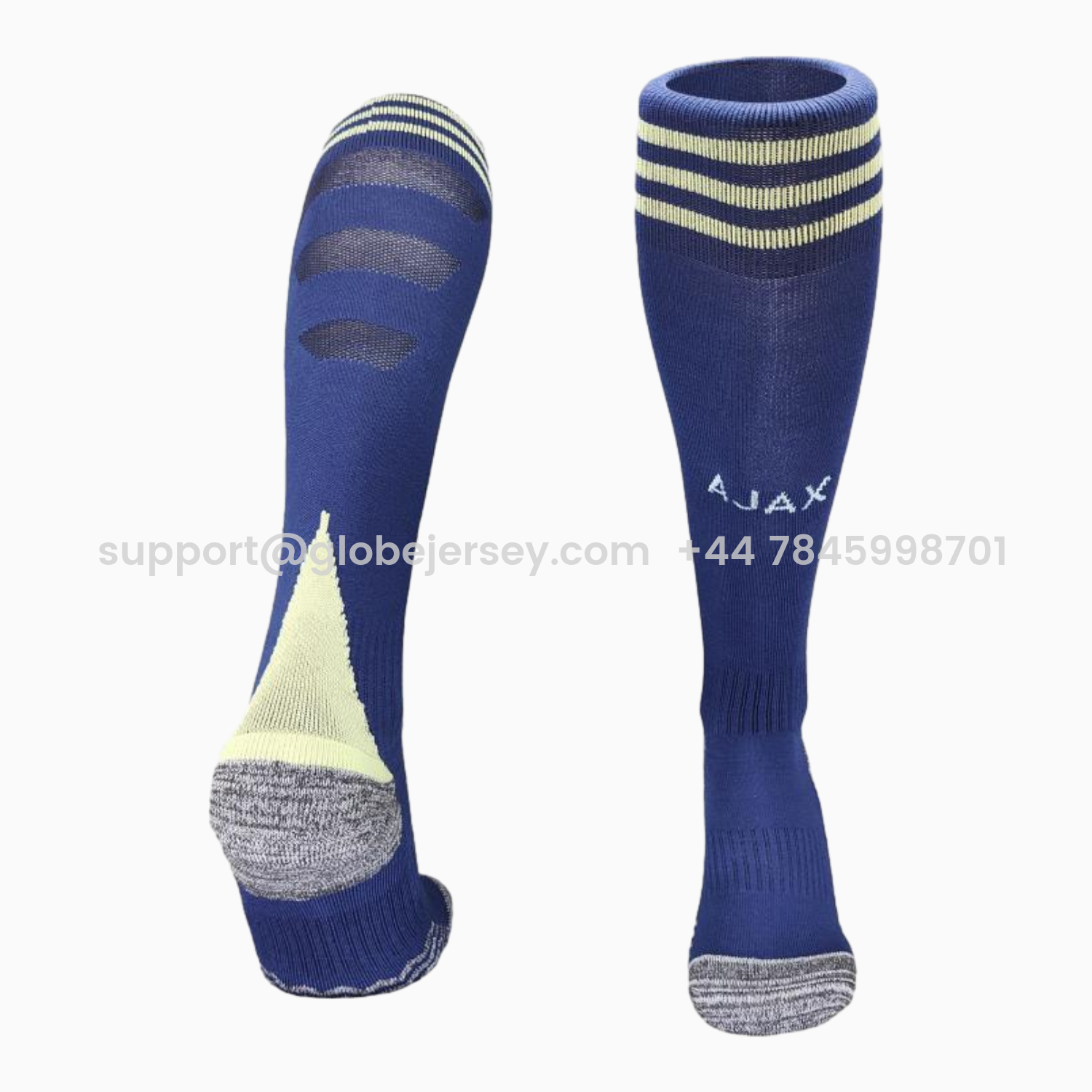 GlobeJersey-Ajax 25-26 Away Socks - Blue