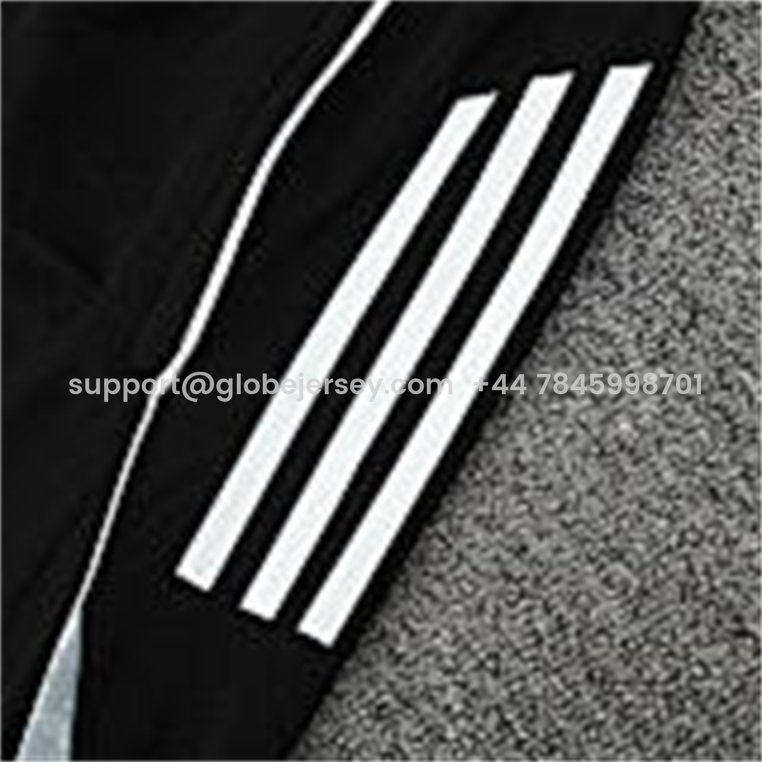 GlobeJersey-INT M.A.M 25-26 Vest Training Set - Black And Light Grey Vest & Black Shorts