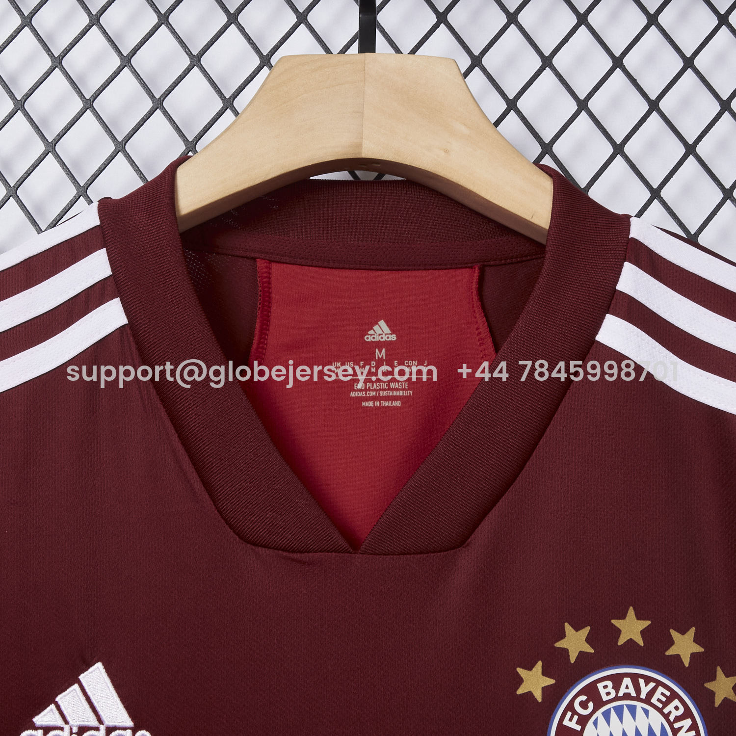 GlobeJersey-Retro Bayern Munich 2021-22 Home Jersey