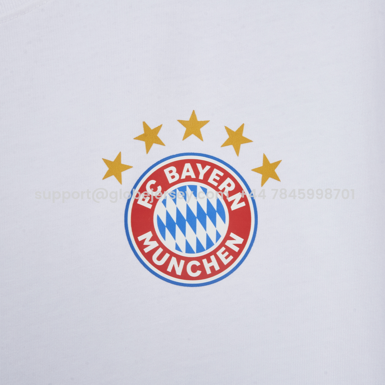 GlobeJersey-Bayern Munich 25-26 “35. Deutscher Meister” Championship Commemorative White T-shirt