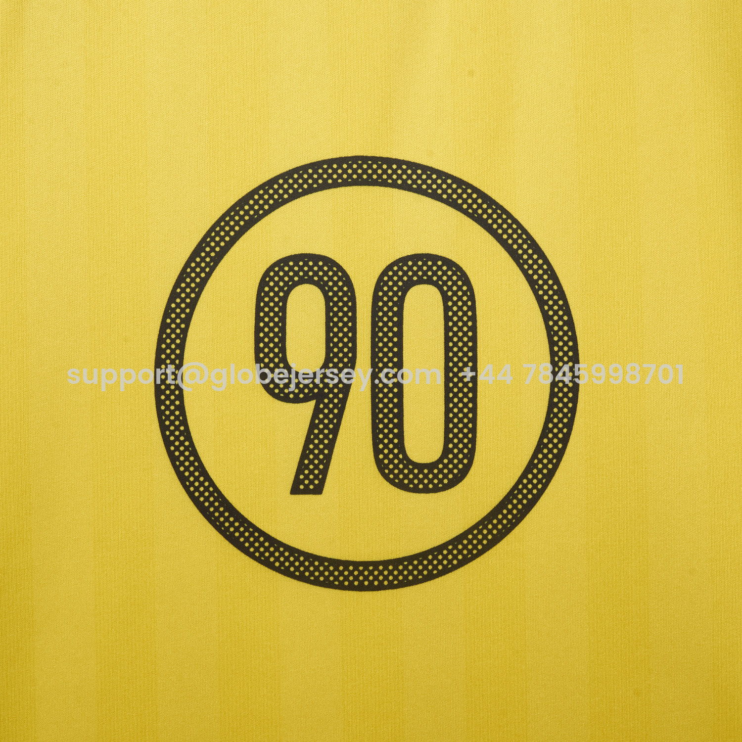 GlobeJersey-Brazil 25-26 Retro Style Total 90 Yellow Jersey - Fans Version