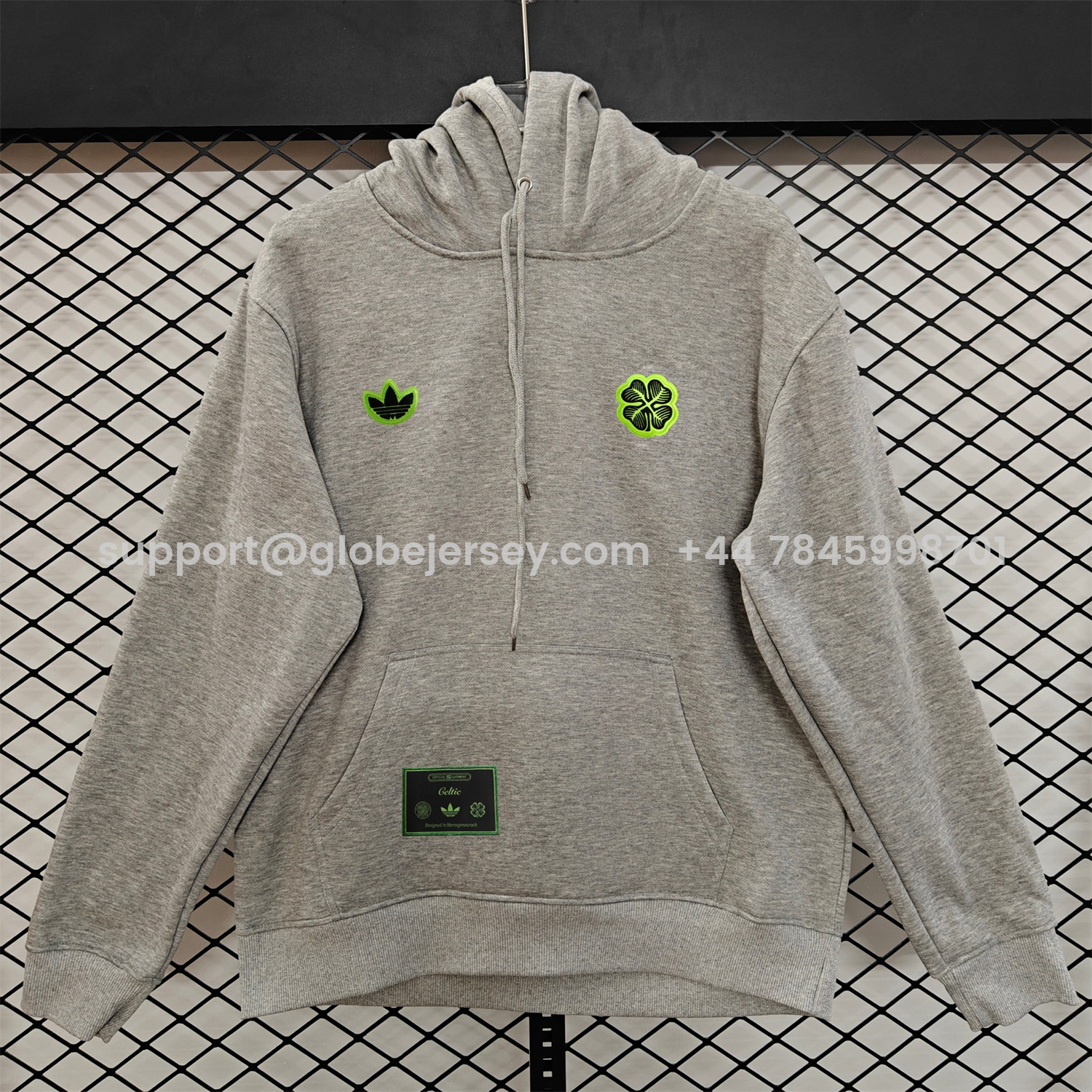 GlobeJersey-Celtic 25-26 Originals Terrace Icon Unisex Pullover Hoodie
