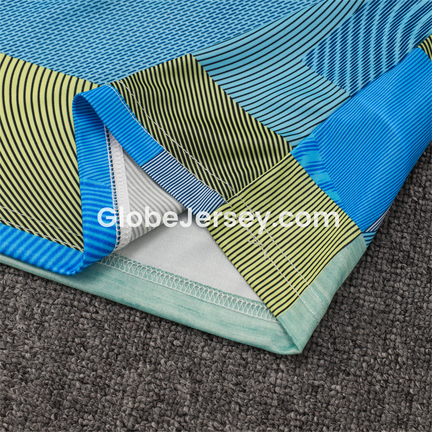 GlobeJersey-Real Madrid 25-26 Vest Training Set - Blue-Gray Camouflage Vest and Black Shorts