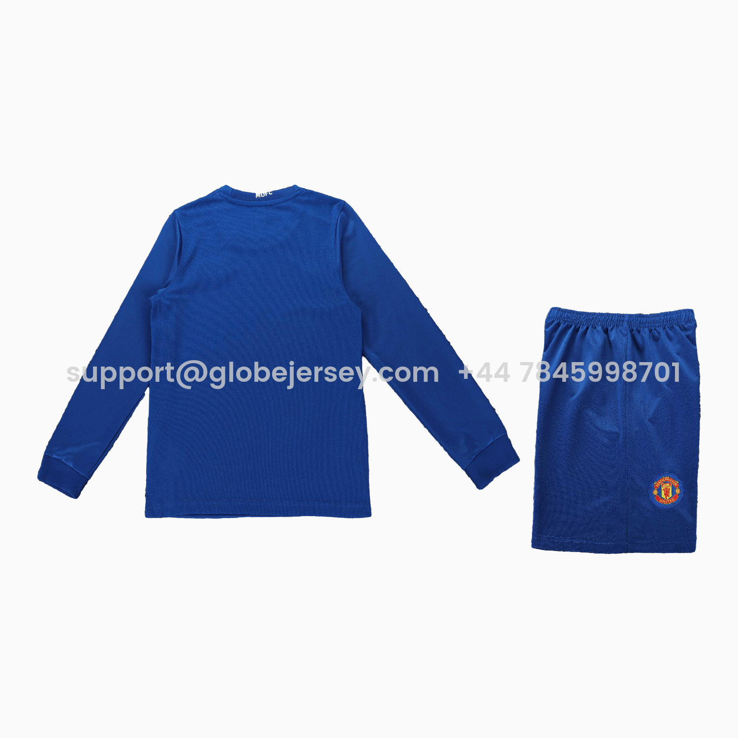 GlobeJersey-Retro Manchester United 2008-09 Third Long Sleeves Kids Kit