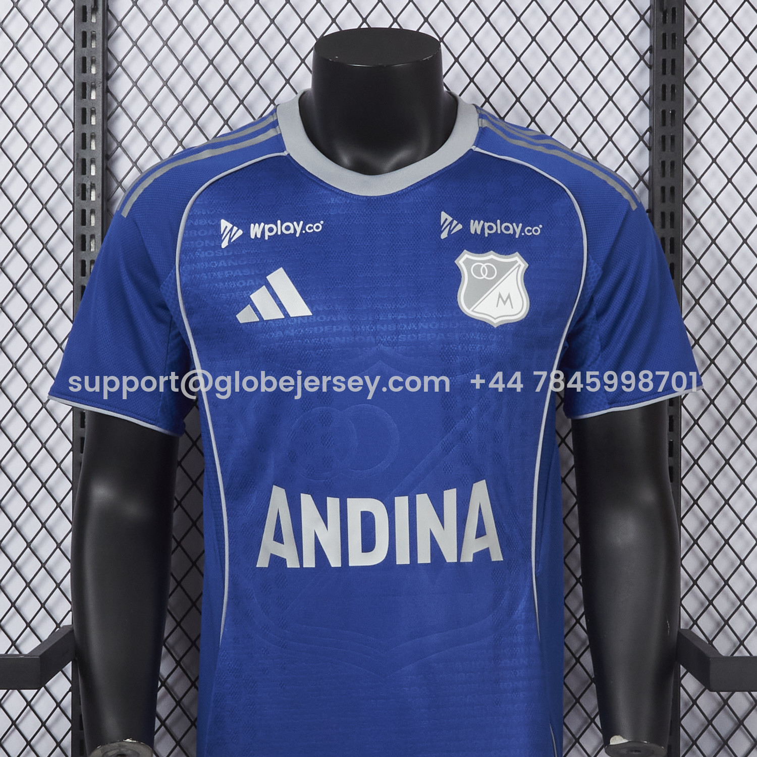 GlobeJersey-Millonarios 2026 Home Jersey - Player Version