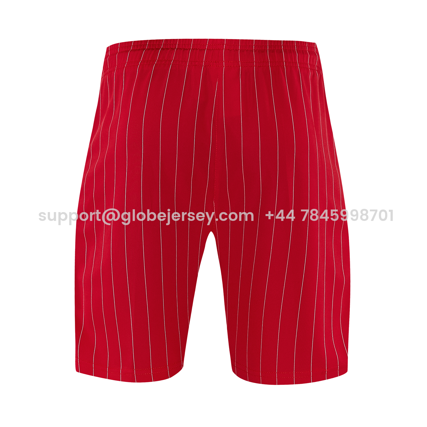 GlobeJersey-Manchester United 25-26 Retro Style Vest Training Set - Red With White Stripes Top & Pants