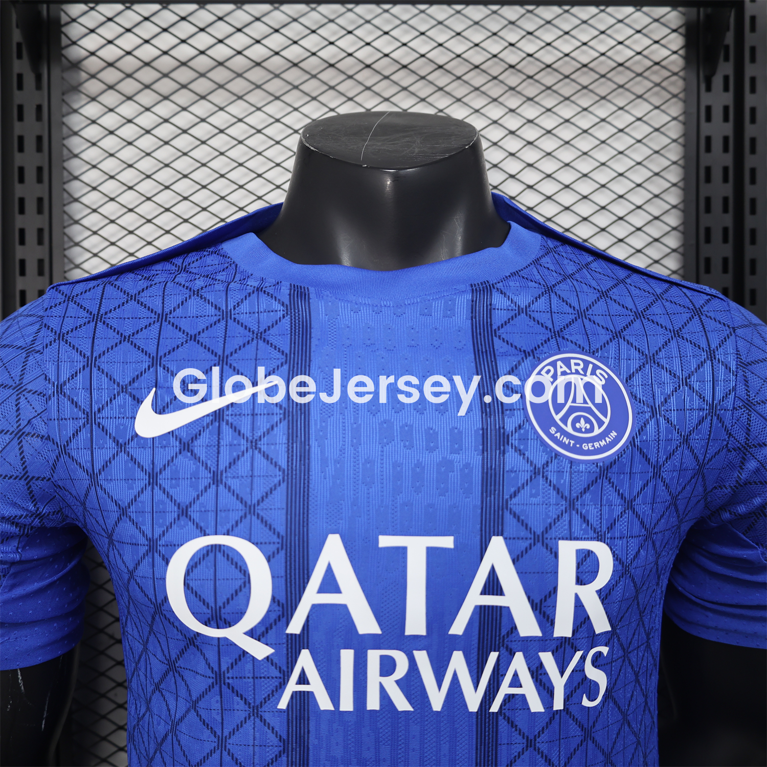 GlobeJersey-Paris Saint-Germain PSG 25-26 Blue Pre-Match Training Jersey - Player Version