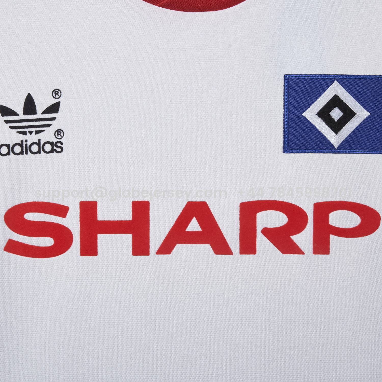 GlobeJersey-Retro Hamburger SV 1989-90 Home Jersey