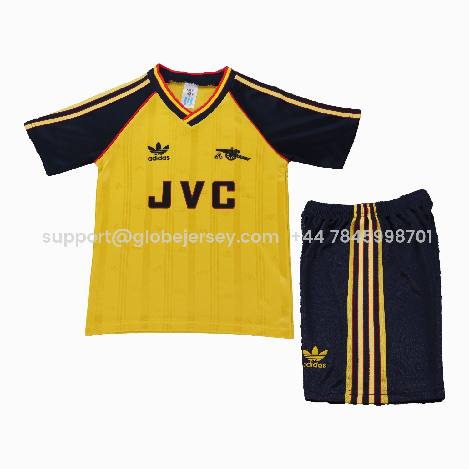 GlobeJersey-Retro Arsenal 1988-90 Away Kids Kit