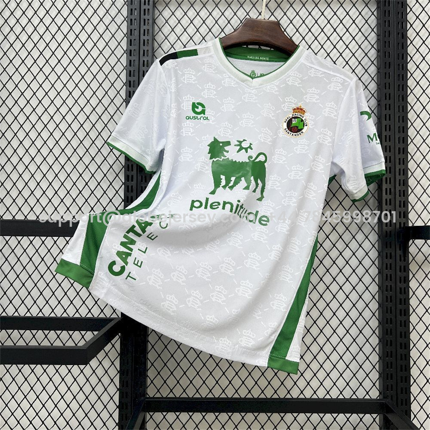 GlobeJersey-Racing de Santander 25-26 Home Jersey - Fans Version