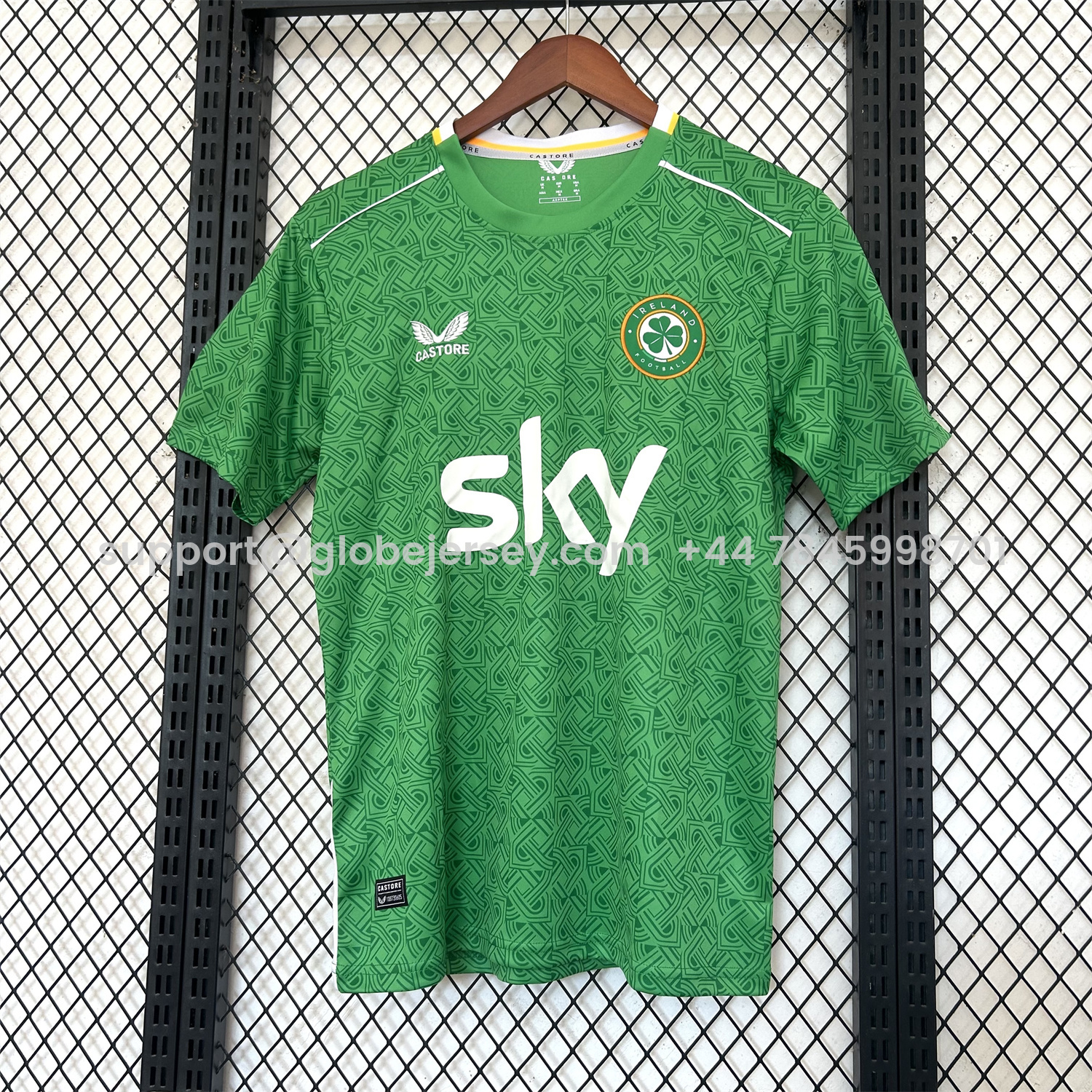 GlobeJersey-Ireland 2024 Home Jersey - Fans Version