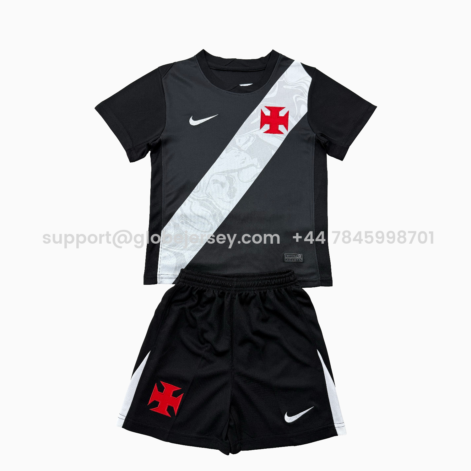GlobeJersey-Vasco da Gama 25-26 Home Kids Kit
