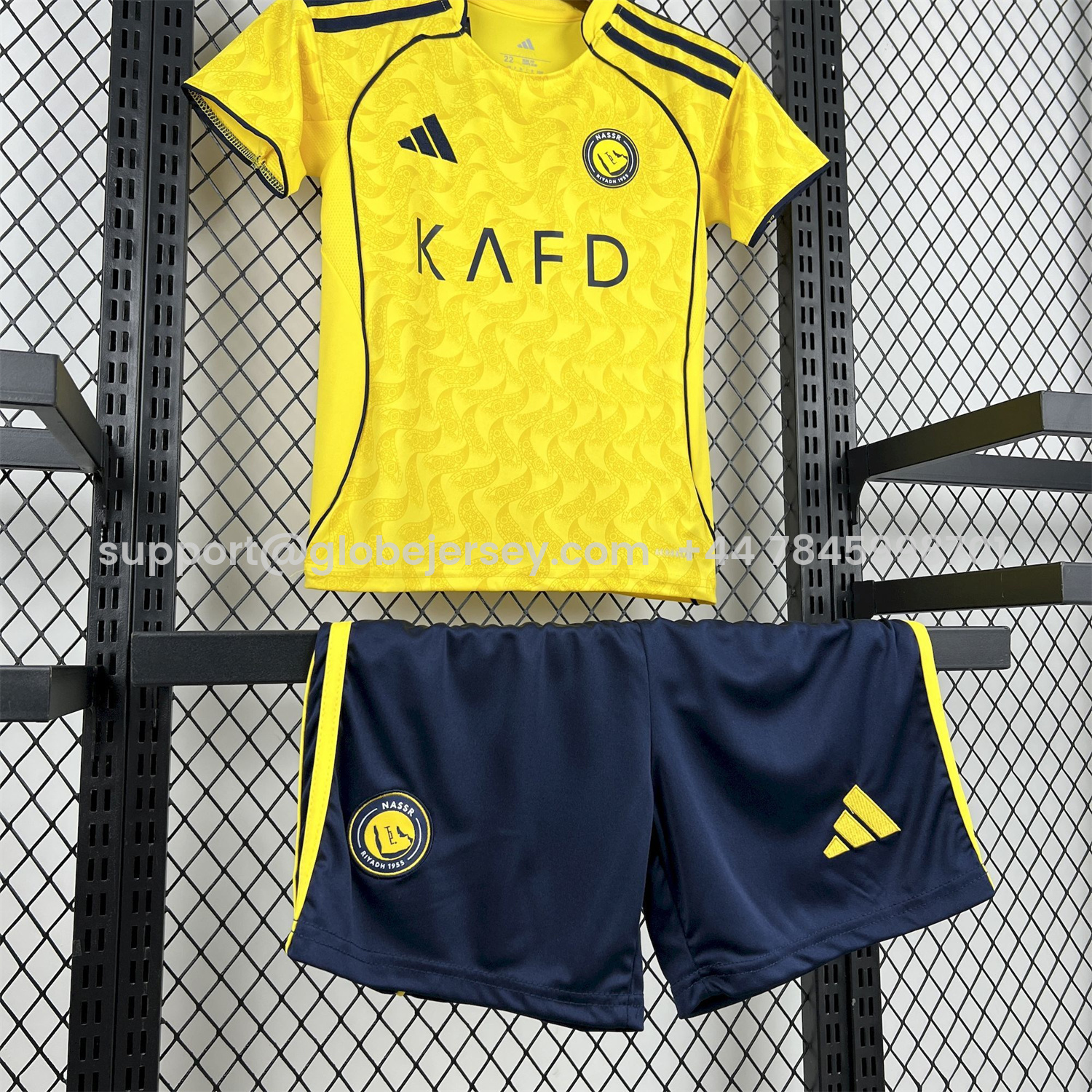 GlobeJersey-Al Nassr Riyadh Victory 25-26 Home Kids Kit