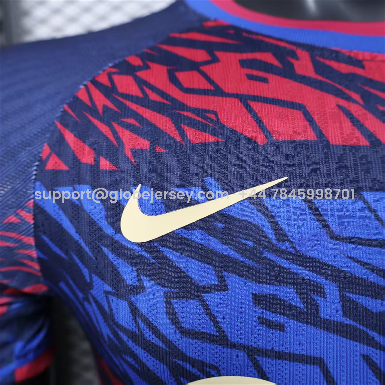 GlobeJersey-Barcelona 25-26 Red And Blue Surround Special Jersey - Player Version