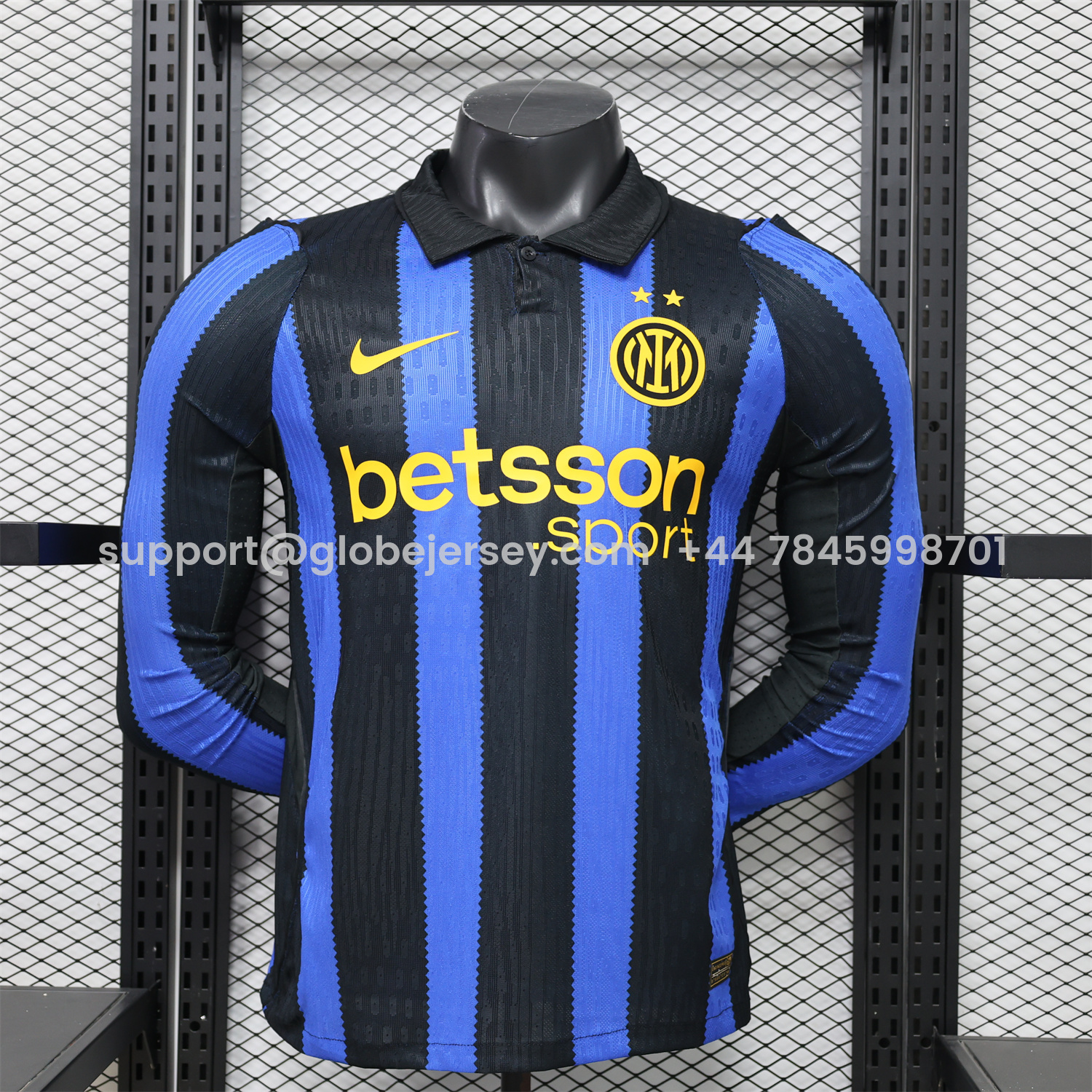 GlobeJersey-Inter Milan 26-27 Home Long Sleeves Jersey - Player Version
