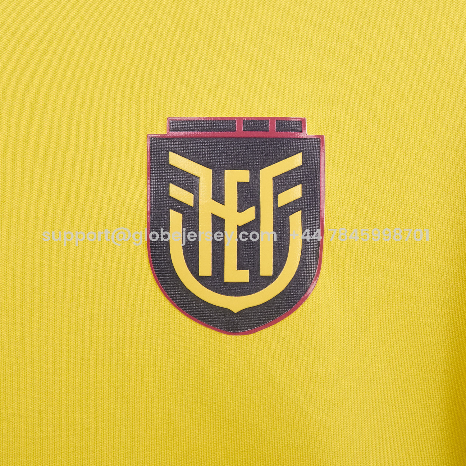 GlobeJersey-Ecuador 2026 Home Yellow Jersey - Fans Version