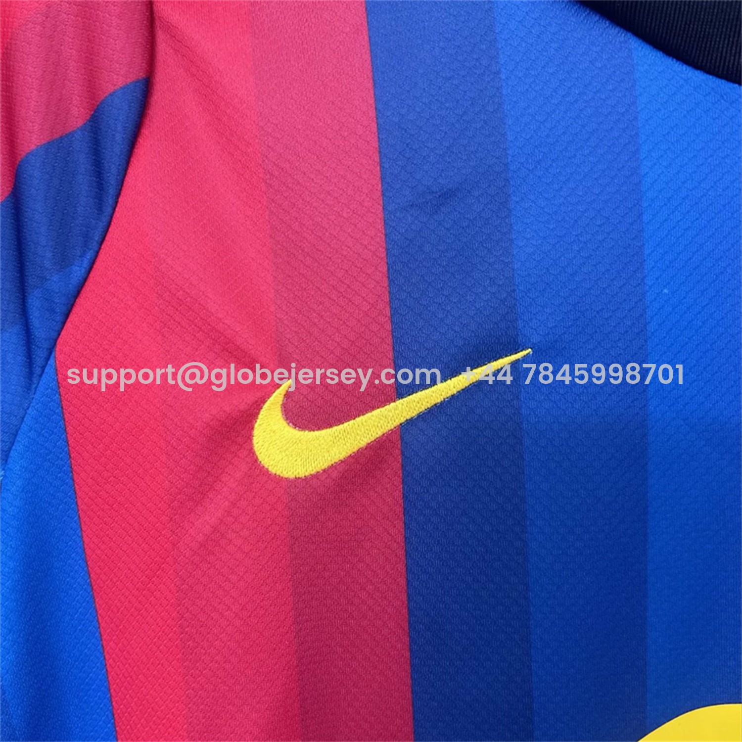 GlobeJersey-Barcelona 26-27 Home Jersey - Fans Version