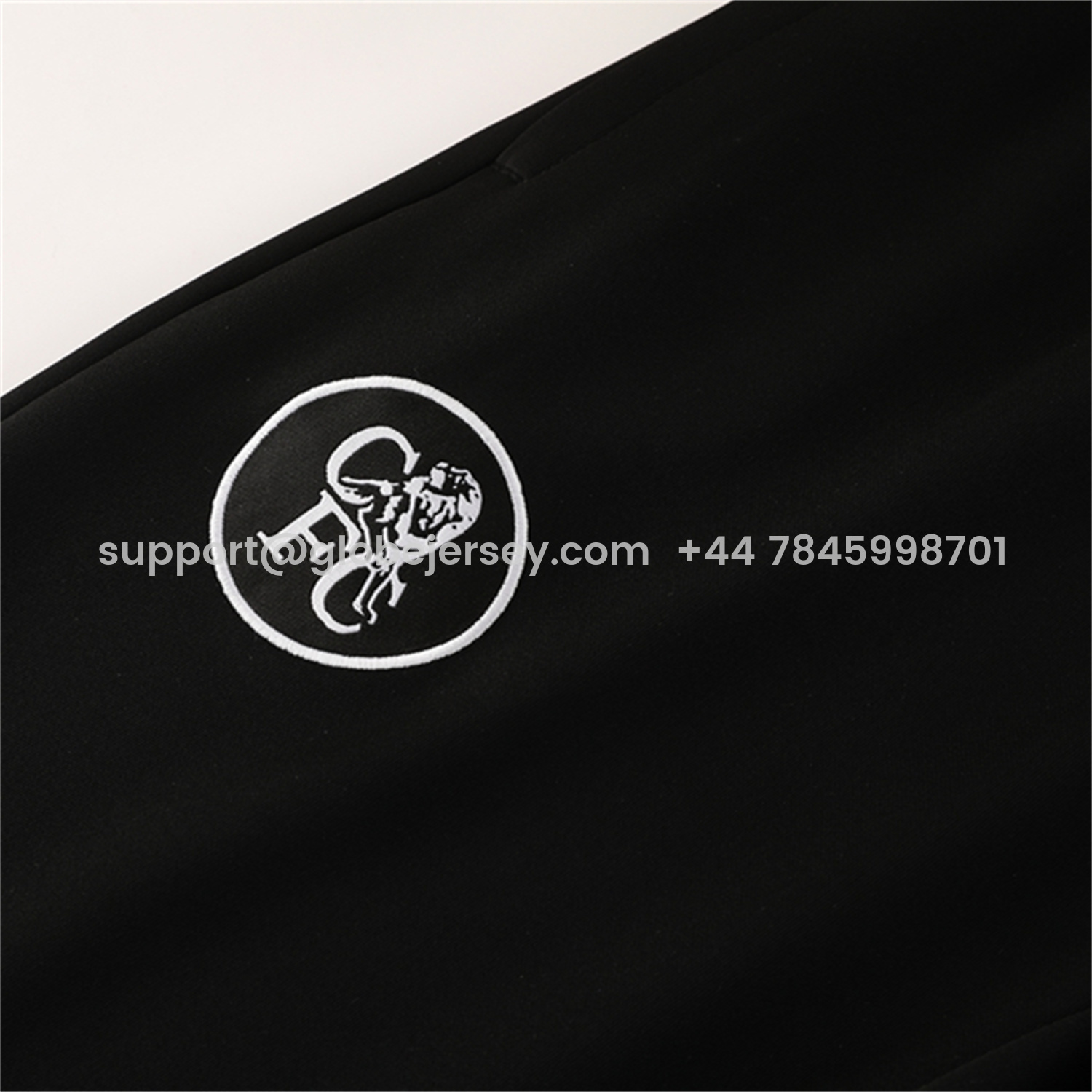 GlobeJersey-C.H.E.L.S.E.A 25-26 Jacket Training Tracksuit with Throwback Badge - Black Jackets & Pants